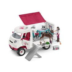 Schleich Mobilna veterinarska klinika s kobilico in groomerjem, nova