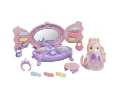 Sylvanian Families Toaletni set z dodatki in ponyjem za česanje