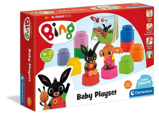 Clementoni Clemmy baby - BING - Kocke s knjigo