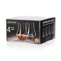 MAISON FORINE Komplet kozarcev za viski SOMMELIER CHEST 240 ml, 4 kosi