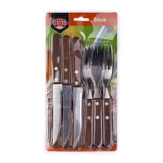 VETRO-PLUS Steak set, 12 kosov