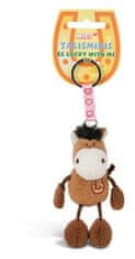 NICI obesek za ključe Horse brown bb 7cm Talisminis