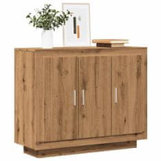 shumee vidaXL Sideboard artisian hrast 92x35x75 cm konstruiran les