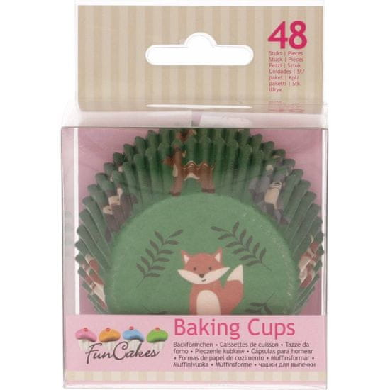 FunCakes Papirnati cupcake 48pcs Fox -