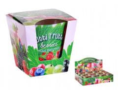 eoshop Sveča v kozarcu TUTTI FRUTTI - JAGODIČJE 115g