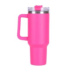 LIVEFY skodelica s slamico Happycup 1l, roza