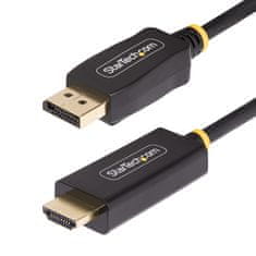 Startech StarTech.com 2m DisplayPort to HDMI adapter kabel za 4K 60Hz s HDR, aktiven video pretvornik, za povezavo iz Desktop DisplayPort na HDMI monitor.