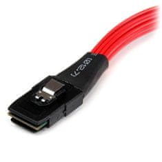 Startech Kabel StarTech.com 50 cm SFF-8087 na 4x SATA - Interni Mini SAS to SATA Reverse, rdeče in črne barve, moški in ženski priključki