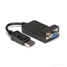 Startech StarTech.com Aktivni DisplayPort na VGA Adapter - 1080p Video Konverter - Trajna Povezava za DP 1.2 na VGA Monitor - Črna