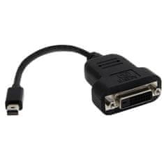 Startech Aktivni video pretvornik Mini DisplayPort na DVI-D, 0,12 m, 1920 x 1200 pik, 60 Hz, črn, skladno z RoHS in CE, Plug and Play