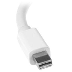 Startech StarTech.com Potovalni A/V Adapter: 2-v-1 Mini DisplayPort na HDMI ali VGA Pretvornik - Bela, podpora za 1080p, Plug and Play, kompakten in lahkoten.