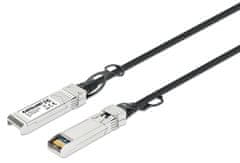 Intellinet Intellinet SFP+ 10G Pasivni DAC Twinax Kabel SFP+ do SFP+, 1 m, MSA-ustrezen, Direct Attach Copper, AWG 30, črno-srebrne barve, za 10 Gigabitni Ethernet