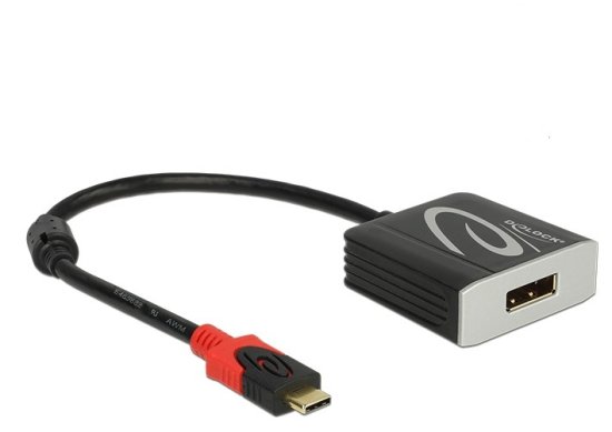 Delock DeLOCK 63312 USB grafični adapter, črna, maksimalna ločljivost 4096 x 2160, DisplayPort 1.2, Chipset VIA VL100, podpora ločljivosti 1080p