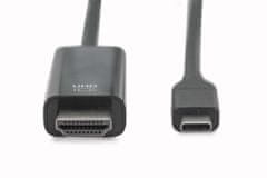 Digitus DIGITUS adapter kabel USB Type-C na DisplayPort, dolžina 5 m, moški priključki, črn, za zanesljivo povezovanje naprav