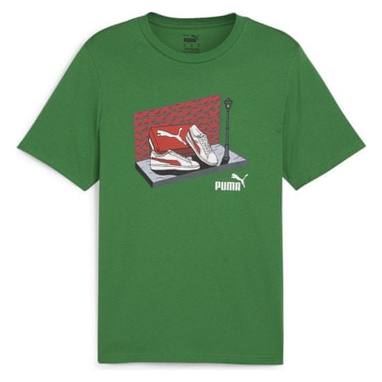 Puma Majice zelena Graphics Sneaker Box Tee