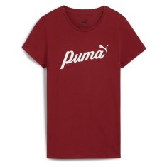 Puma Majice bordo rdeča L Script Tee