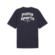 Puma Majice mornarsko modra XXL Team Graphic Tee