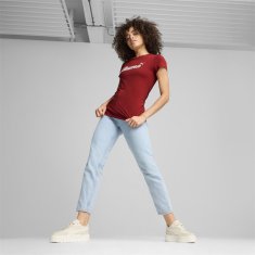 Puma Majice bordo rdeča L Script Tee