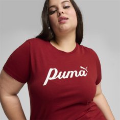 Puma Majice bordo rdeča L Script Tee