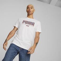 Puma Majice bela L Graphics Retro Tee