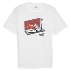 Puma Majice bela S Graphics Sneaker Box Tee