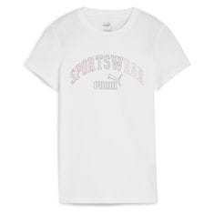 Puma Majice bela M Ess+ Logo Lab Tee