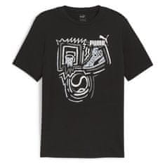 Puma Majice črna L Graphics Year Of Sports Tee