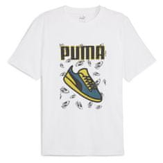 Puma Majice bela L Graphics Sneaker Tee