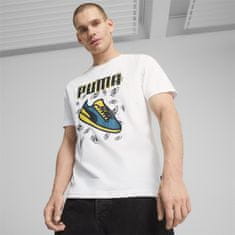 Puma Majice bela L Graphics Sneaker Tee