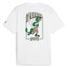 Puma Majice bela L Team Graphic Tee