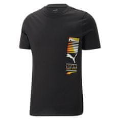 Puma Majice črna XL Graphics Multicolor Tee