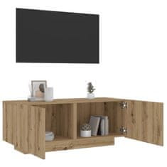 Vidaxl TV omarica artisan hrast 100x35x40 cm inženirski les