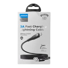 Joyroom JOYROOM USB - LIGHTNING KABEL ZA POLNJENJE / PRENOS PODATKOV 3A 1M ČRN (S-1030M12)