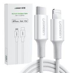 Ugreen UGREEN KABEL USB TYPE C - LIGHTNING 3A 0,25 M BEL (US171)