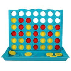 WOWO Happy Four Puzzle Game - Happy Four Puzzle Game Dimenzije 25x19x20cm