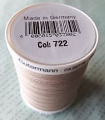 Gutermann Polyesterska Preja, 100 m, Bež (Col.722)