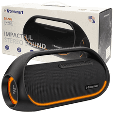 Tronsmart VODOTESEN BREZŽIČNI BLUETOOTH ZVOČNIK TRONSMART BANG 60W S FUNKCIJO POWERBANK ČRN (723928)