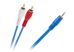 shumee JACK kabel 3,5-2 x RCA MODER 4MM 5m