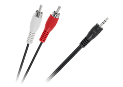 shumee JACK kabel 3,5-2 x RCA 1,5 m