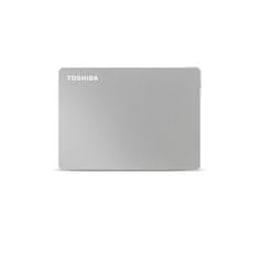 Toshiba Toshiba Canvio Flex zunanji trdi disk 1 TB, 2,5", USB 3.2 Gen 1, srebrna, združljiv z Mac in Windows operacijskimi sistemi