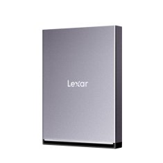 Lexar Lexar SL210 500 GB USB Type-C SSD - Sivi, visoka hitrost branja do 550 MB/s, odporen na udarce in temperaturne spremembe, s 3-letno garancijo.