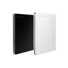 Toshiba Toshiba Canvio Slim zunanji trdi disk 1 TB, 2.5", USB 3.2 Gen 1, črn, enostavna povezava, zaščita z geslom, podporo za Windows in Mac OS X