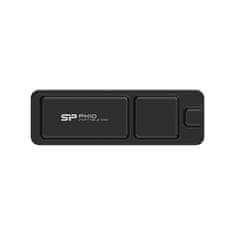 Silicon Power Zunanji prenosni SSD Silicon Power PX10 2 TB, visoka hitrost 1050 MB/s, USB 3.2, aluminijasta ohišje, podpira Windows, Mac, iOS, Android, PS5, Xbox Series X|S