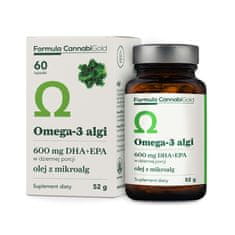 CannabiGold Formula CannabiGold - OMEGA 3 ALGI - 60 kapsul