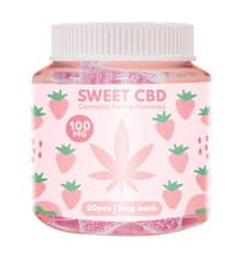 Sweet CBD CBD želeji - Sladki CBD 100 mg Želeji z okusom kisle jagode