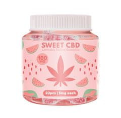 Sweet CBD CBD želeji - Sladki CBD 100 mg Želeji z okusom kisle lubenice