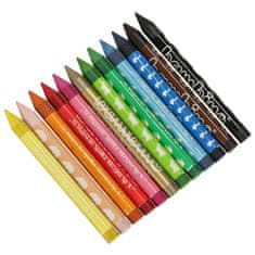 WOWO BAMBINO Graphion Crayons - Komplet 12 barv