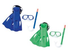 Bestway Freestyle Snorkel potapljaški komplet maska + dihalka + plavuti Bestway 25019 zelena