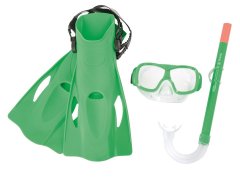 Bestway Freestyle Snorkel potapljaški komplet maska + dihalka + plavuti Bestway 25019 zelena