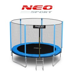 Neo-Sport Vrtni trampolin 10ft/312cm z zunanjo mrežo in lestvijo